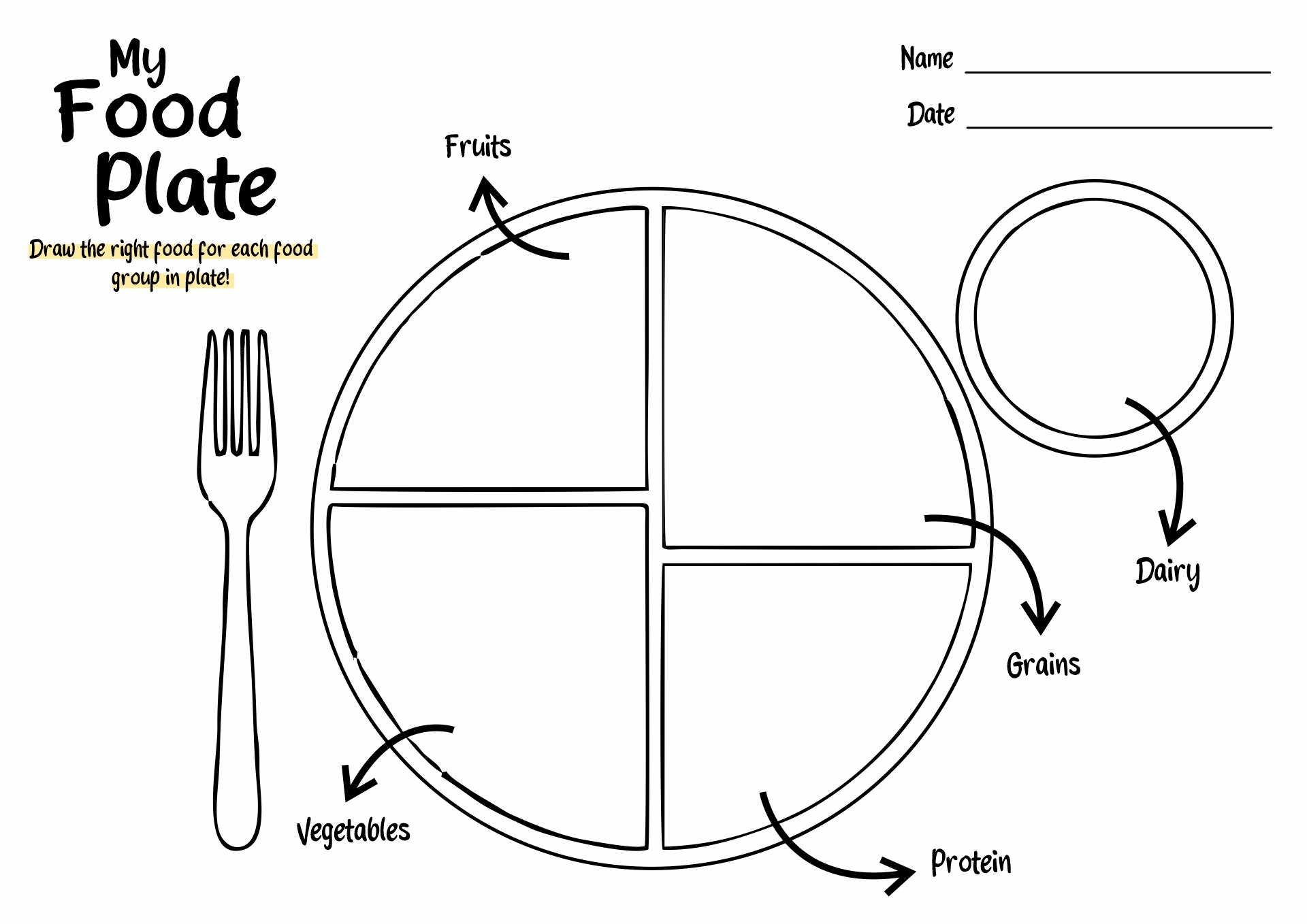 15 5 Food Groups Worksheet Free PDF At Worksheeto