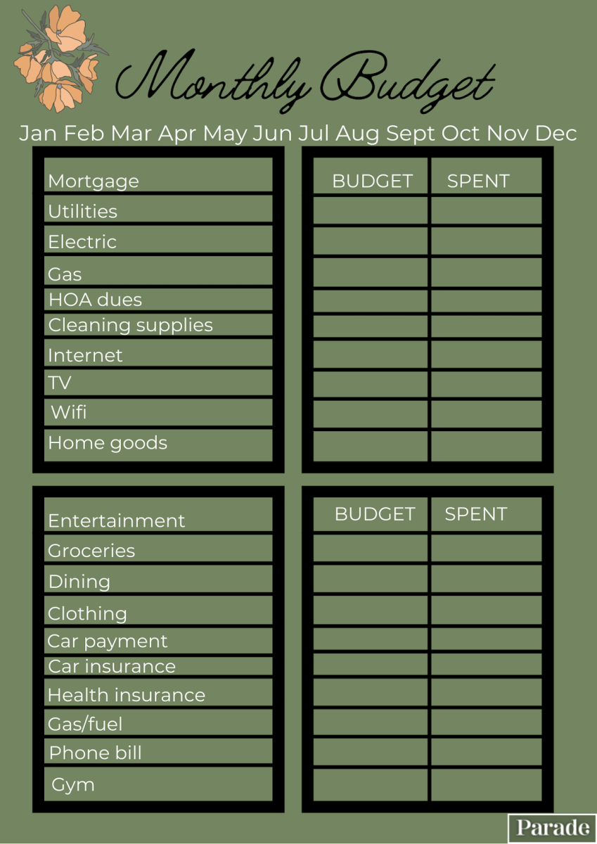beginner printable budget worksheet