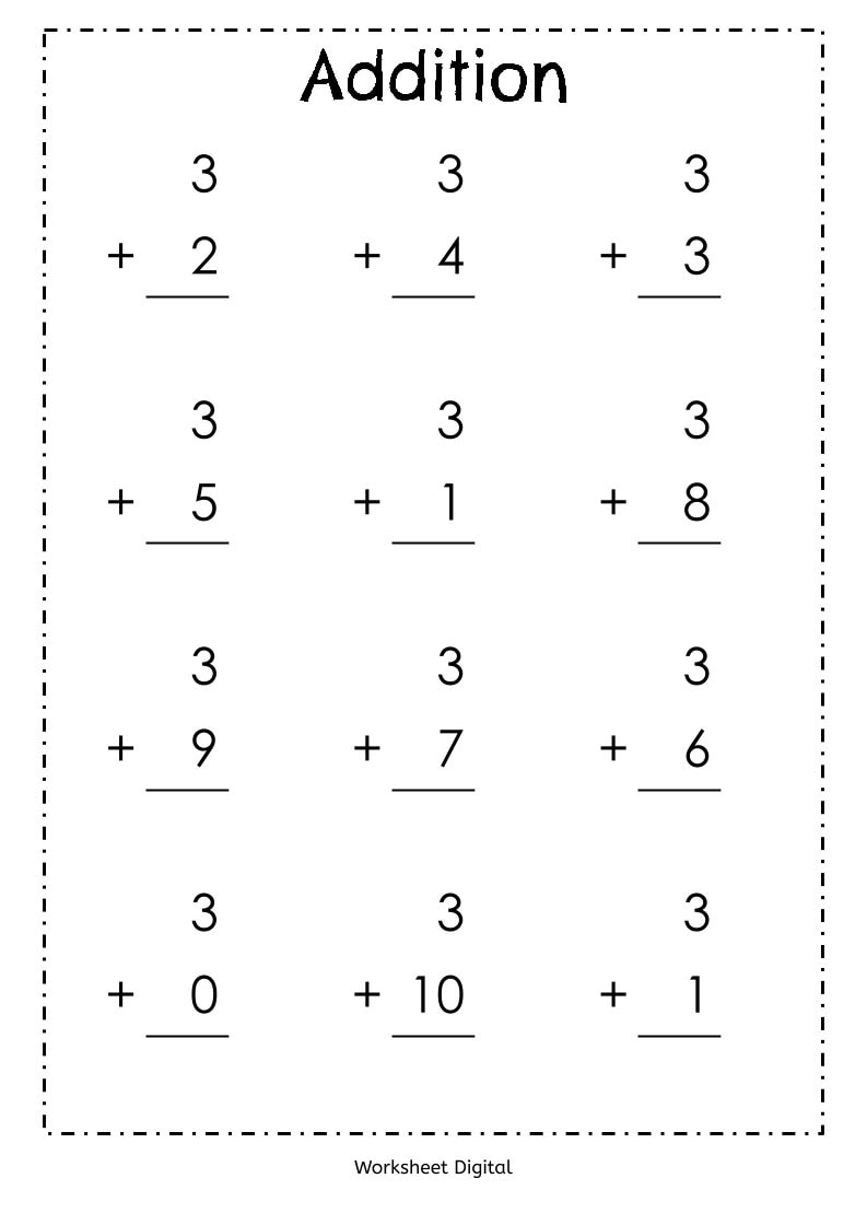 easy math worksheets printable