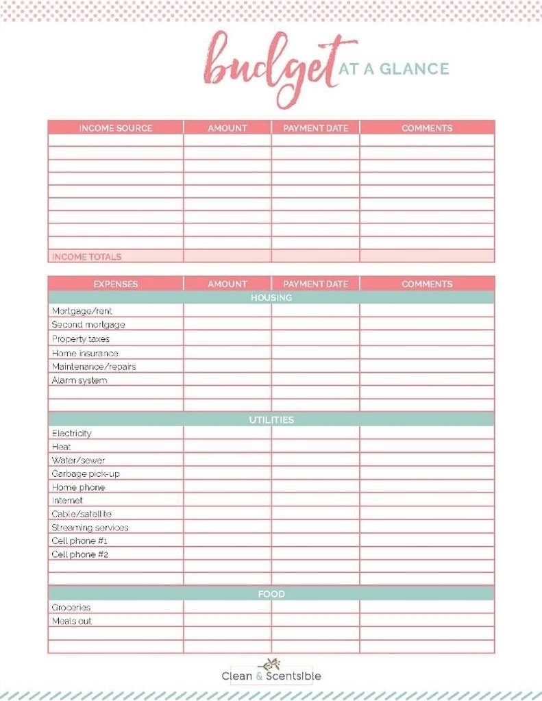 23 Budget Printables To Track Your Family s Expenses Develop Good Habits 23 Budget Printables To Track Your Family s Expenses Develop Good Habits