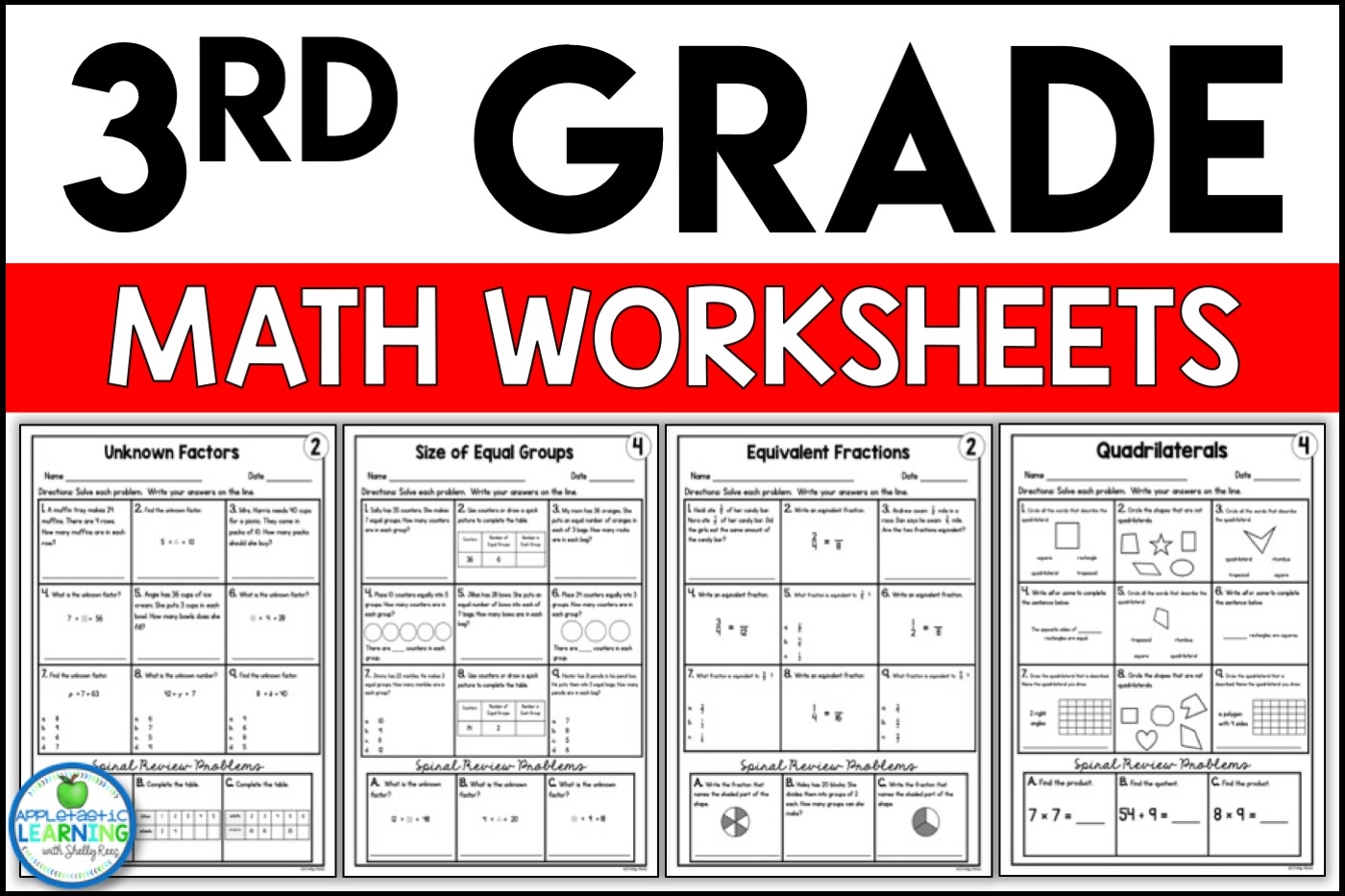 3rd Grade Math Worksheets Free And Printable Appletastic Learning 3rd Grade Math Worksheets Free And Printable Appletastic Learning
