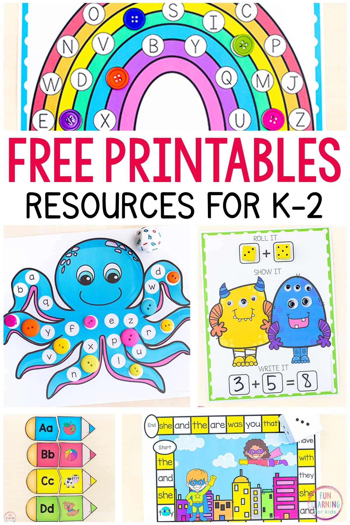 free printable worksheets for kids