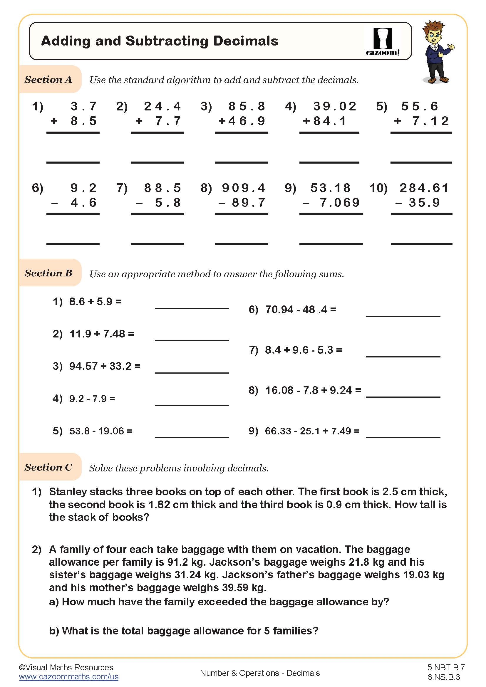 5th grade printable worksheets