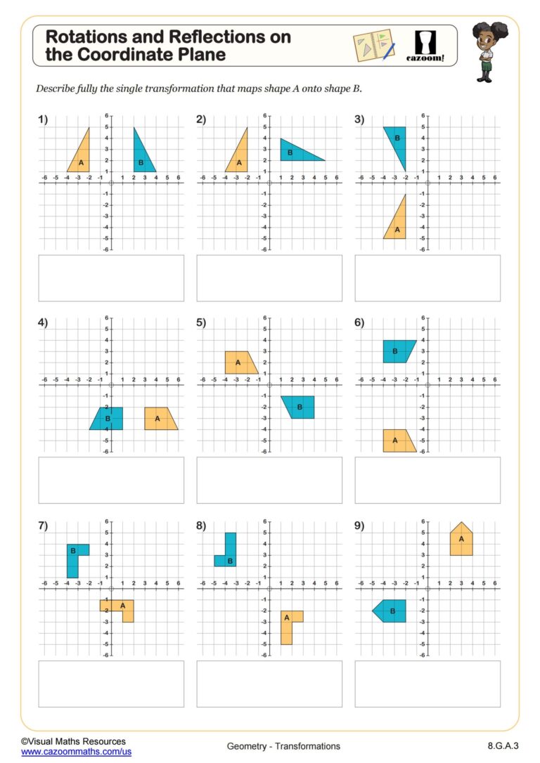 8th Grade Math Worksheets Printable PDF Math Worksheets