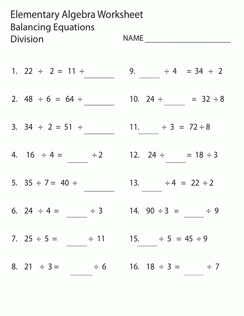 9th Grade Math Worksheets Learning Printable Worksheets Library