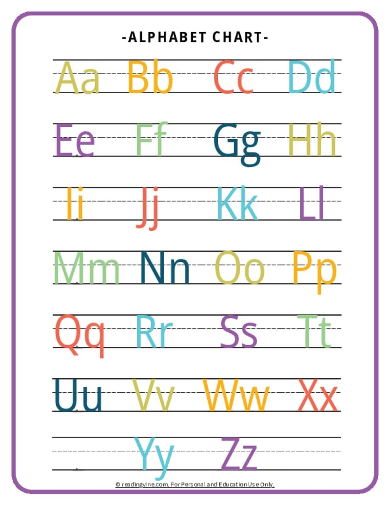 abc worksheet printable