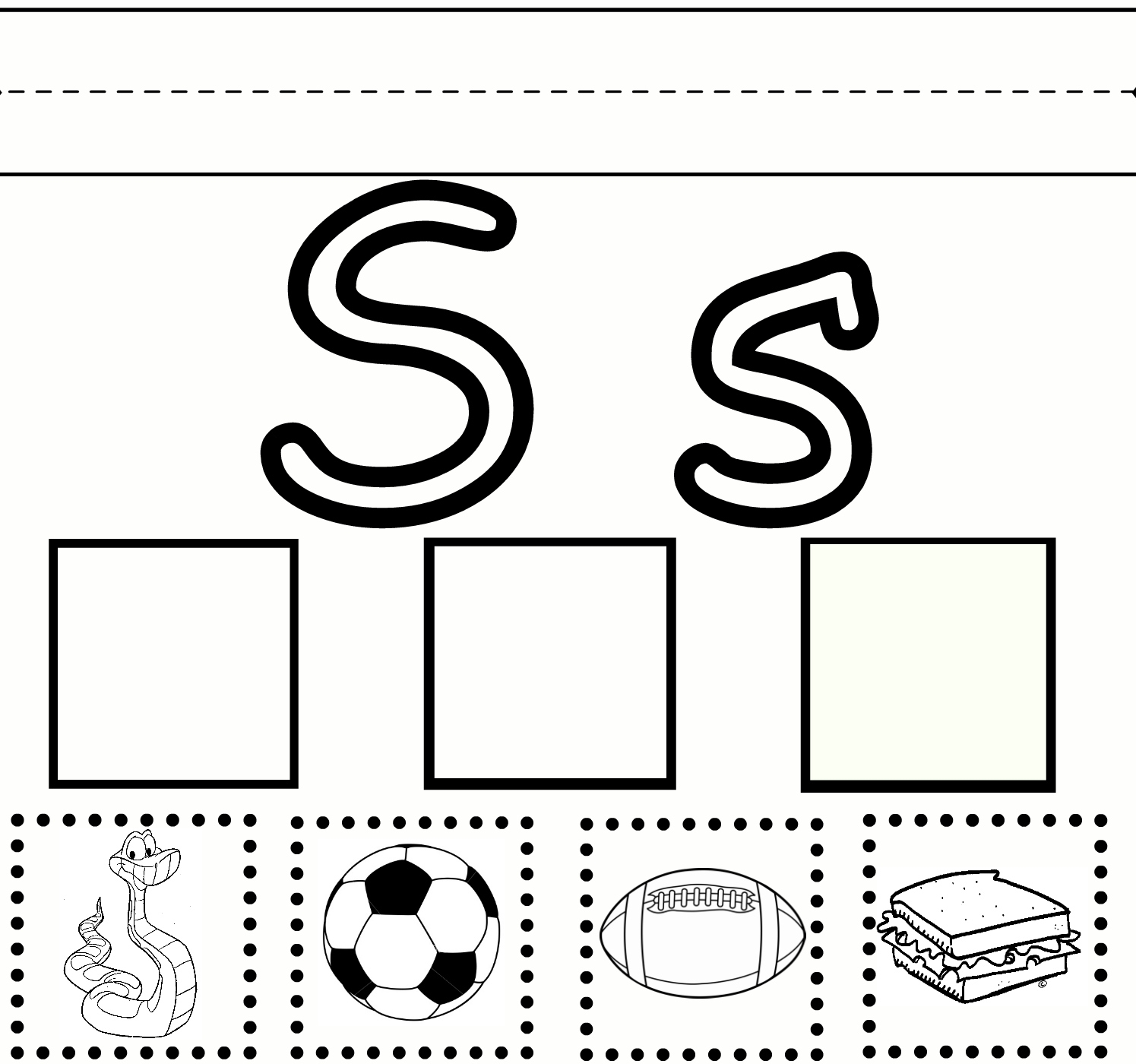 kindergarten free printable worksheets alphabet