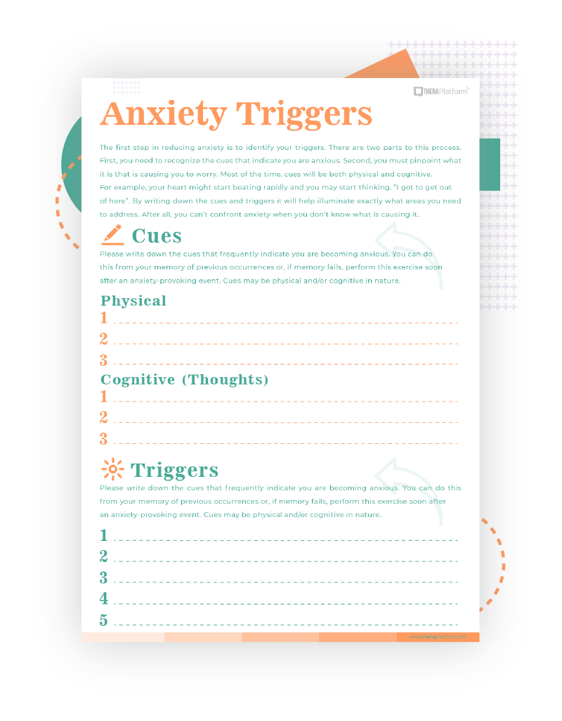 Anxiety Worksheets Anxiety Worksheets