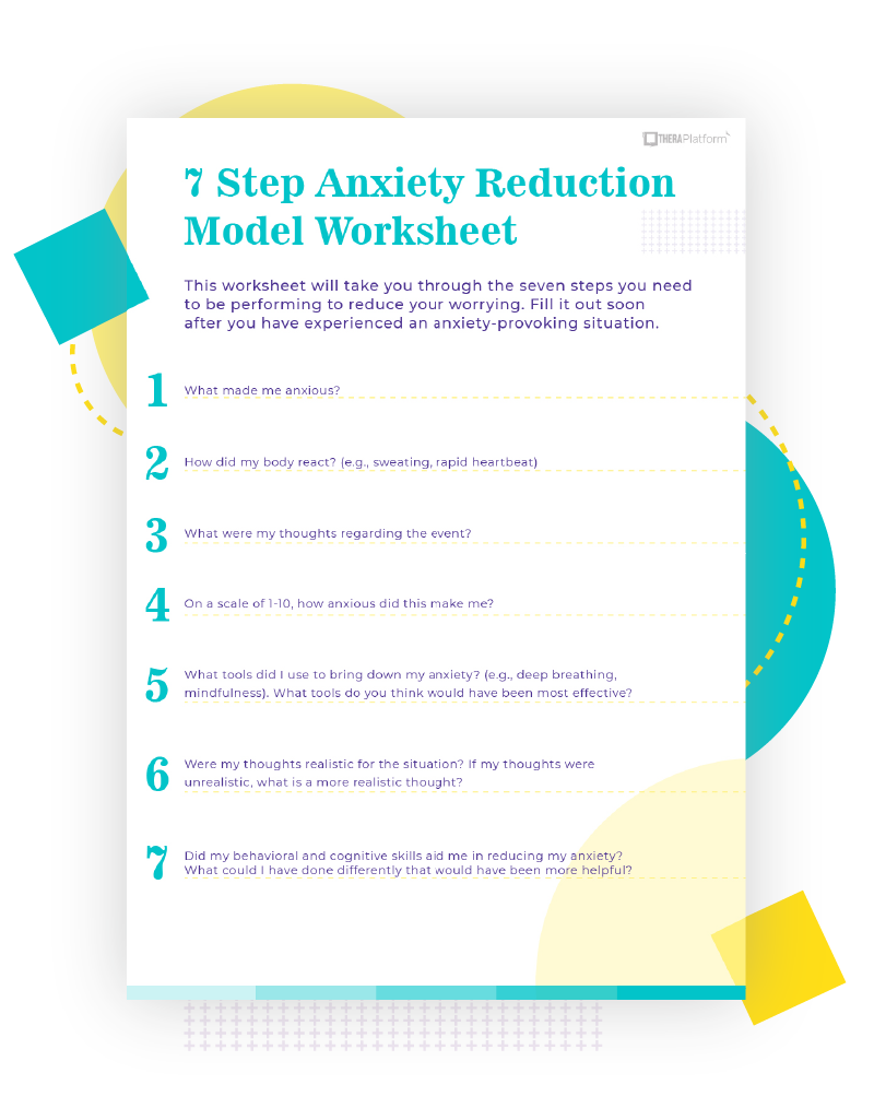 Anxiety Worksheets Anxiety Worksheets