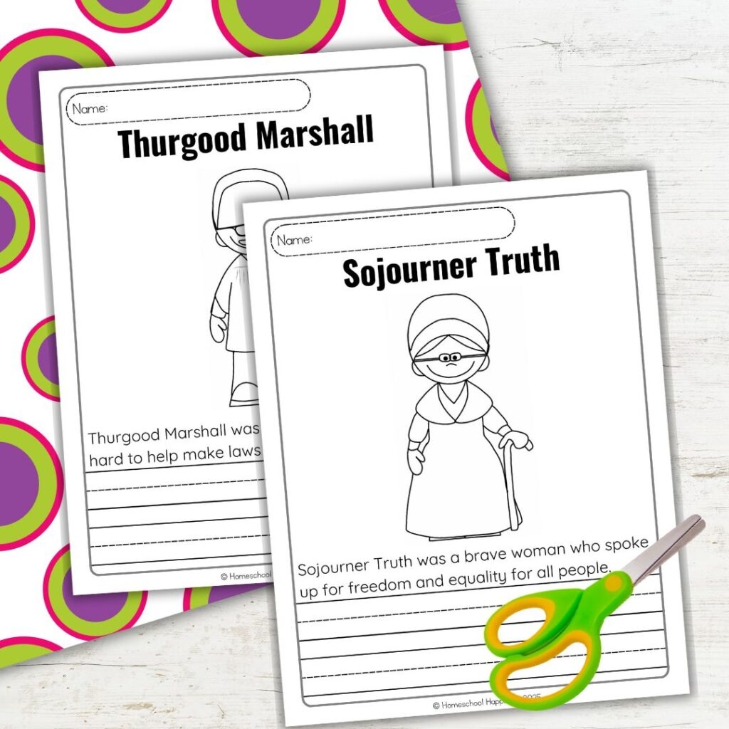 free printable black history month worksheets for kindergarten