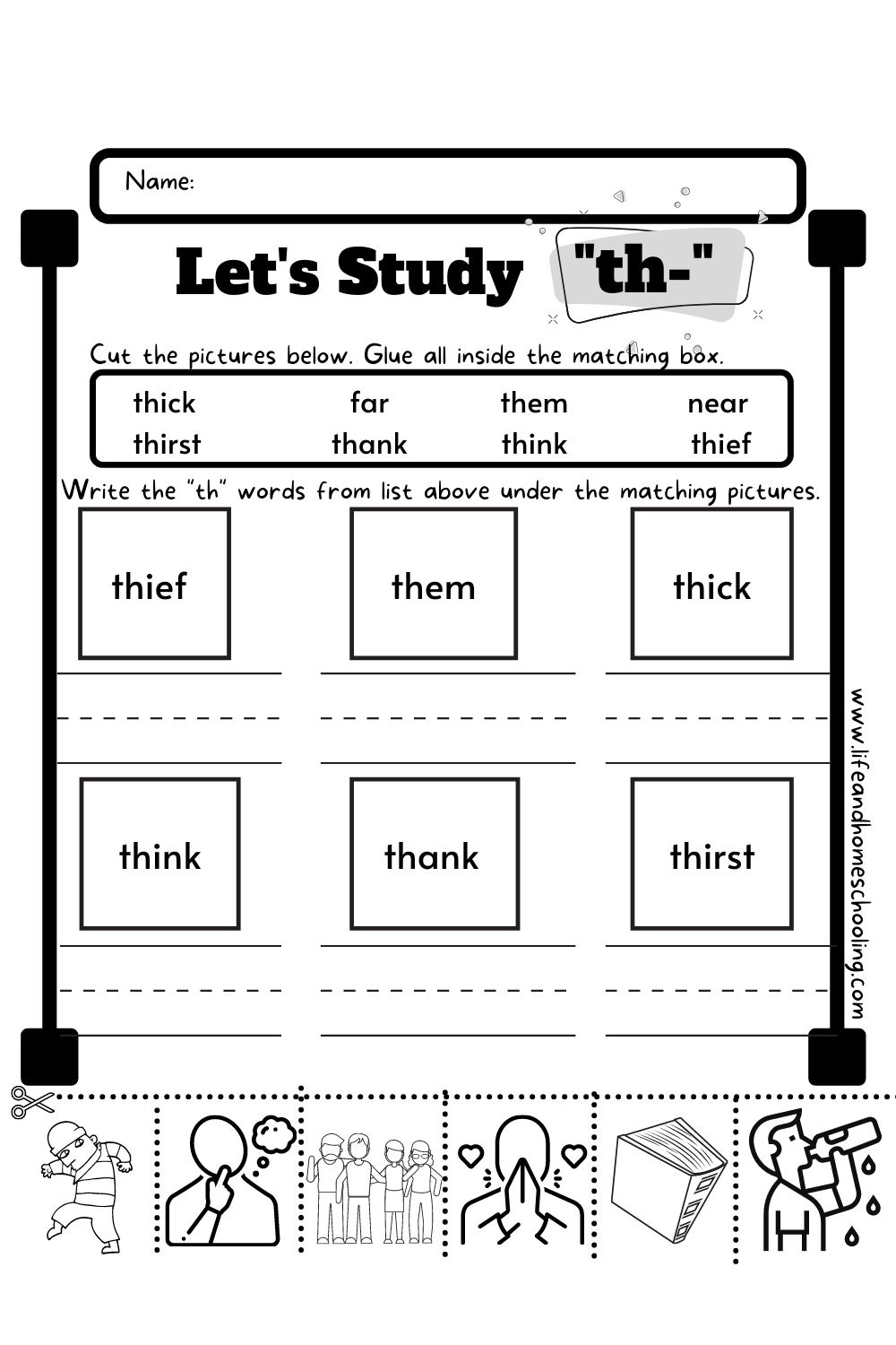 free printable digraph worksheets