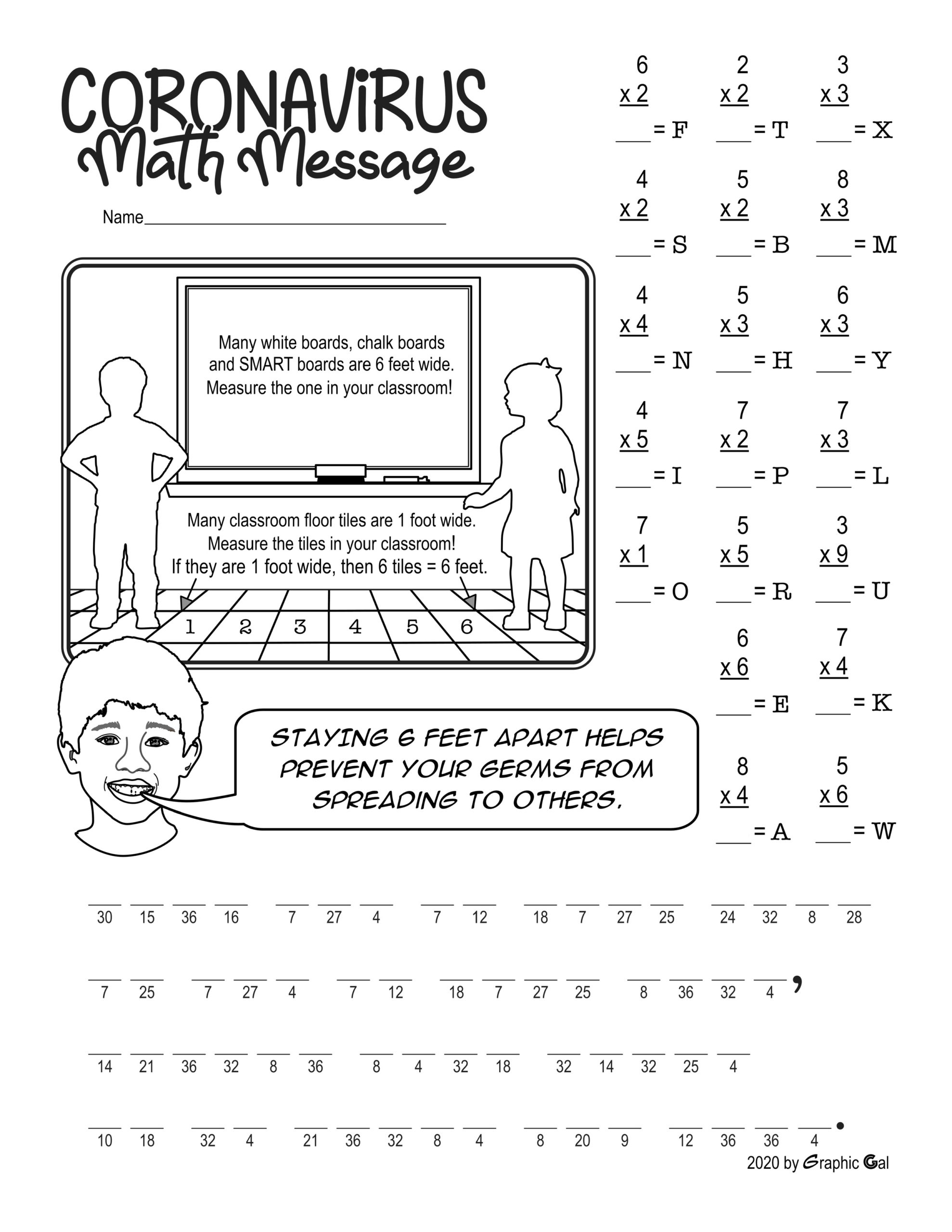 free printable math mystery worksheets