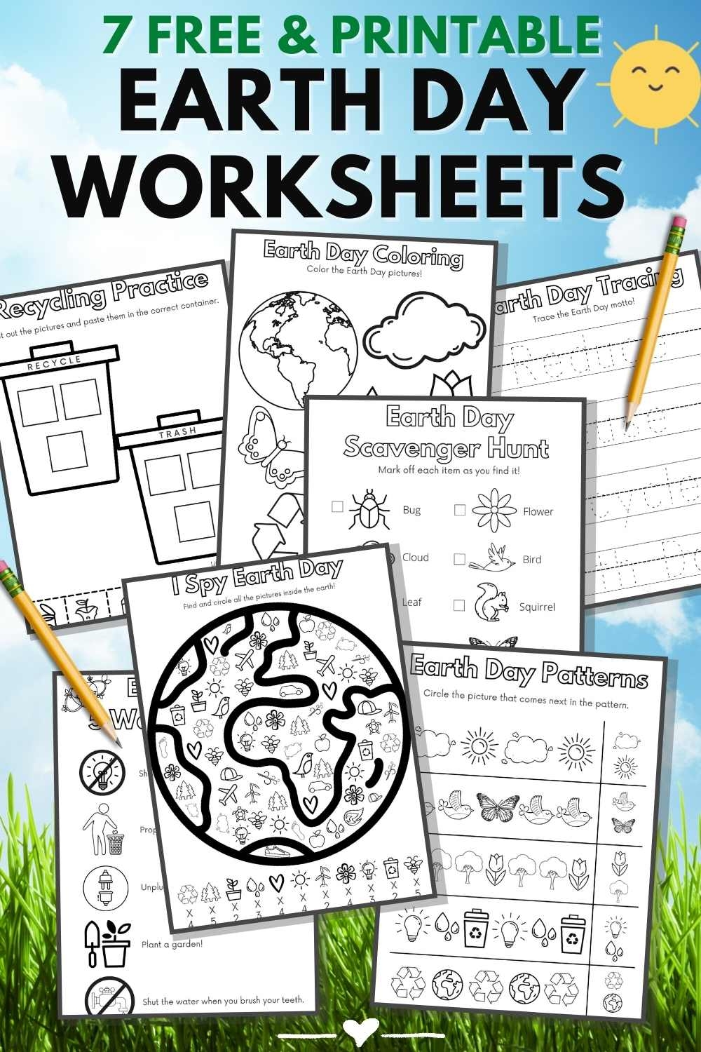 earth day worksheets printable