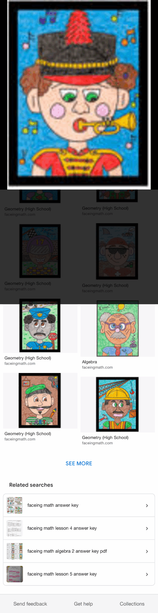 faceing math printable worksheets