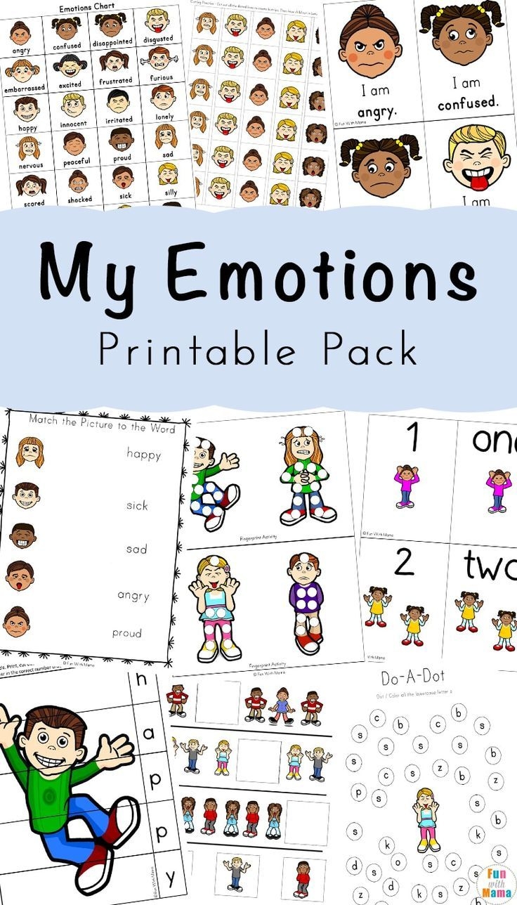 emotions worksheets printable