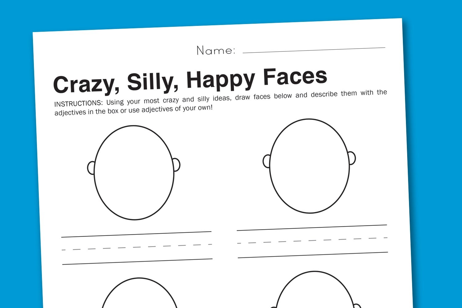 emotions printable worksheets