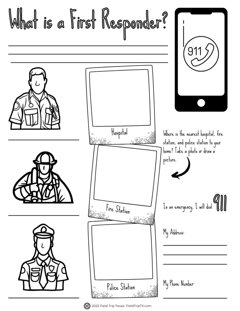 free printable 911 worksheets