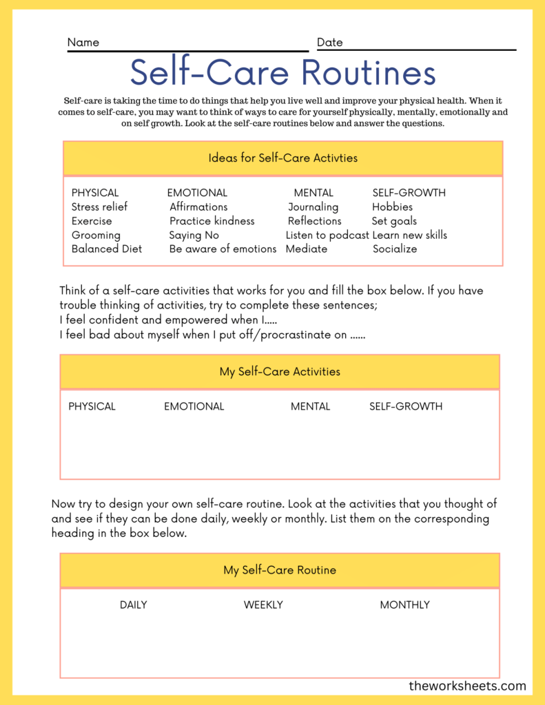 Free 15 Life Skills Teens Worksheets In Color And Printable Book TheWorksheets