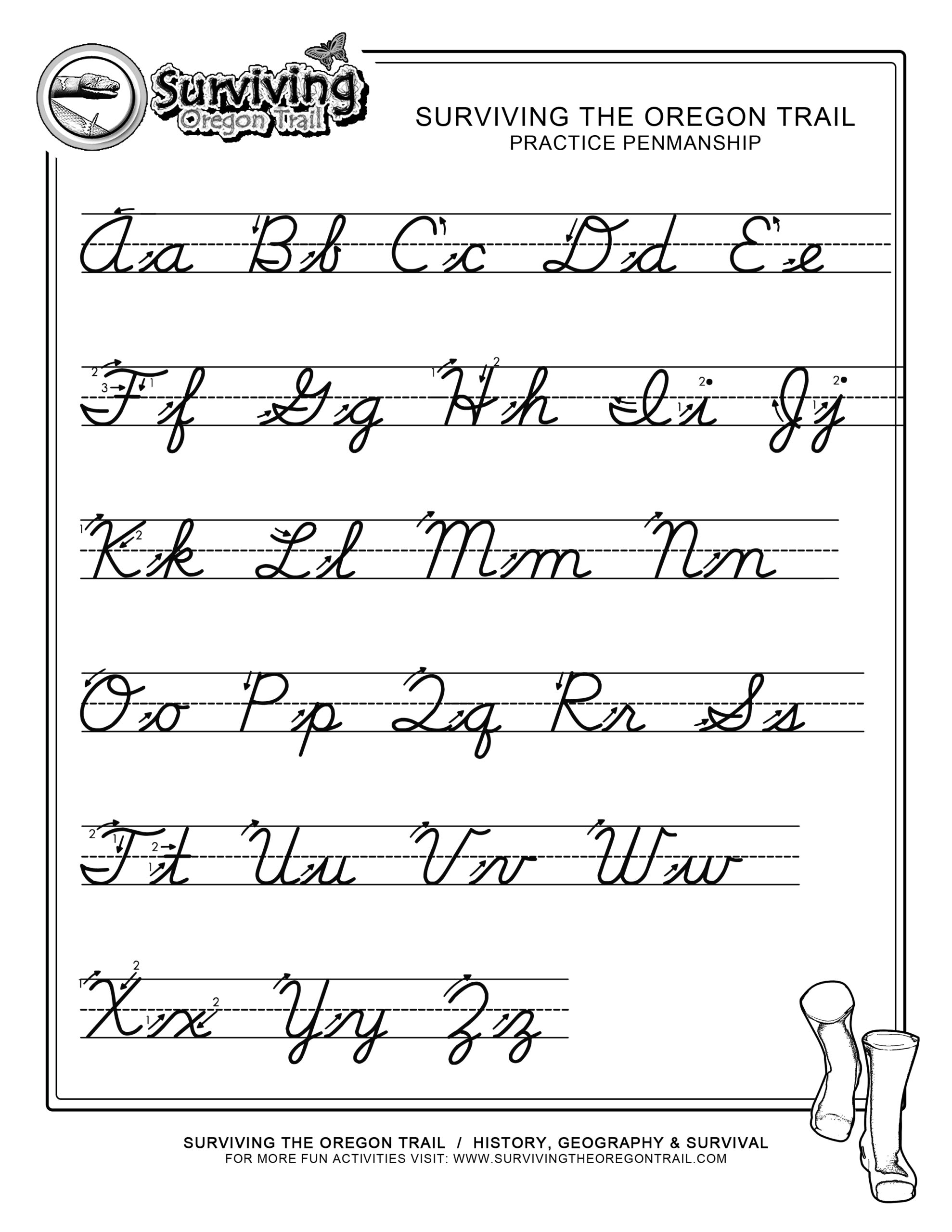 cursive worksheets printable cursive worksheets printable
