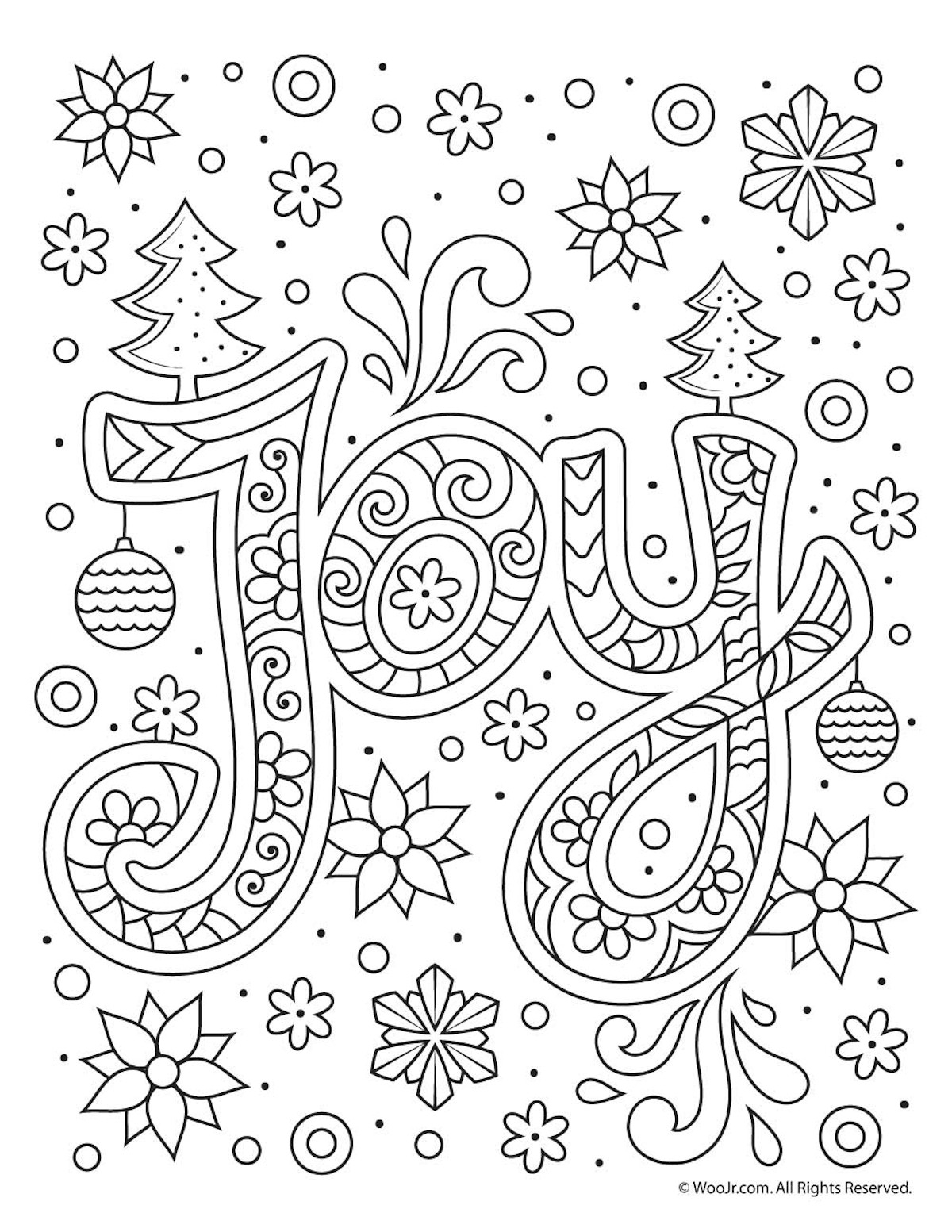 free printable christmas coloring worksheets