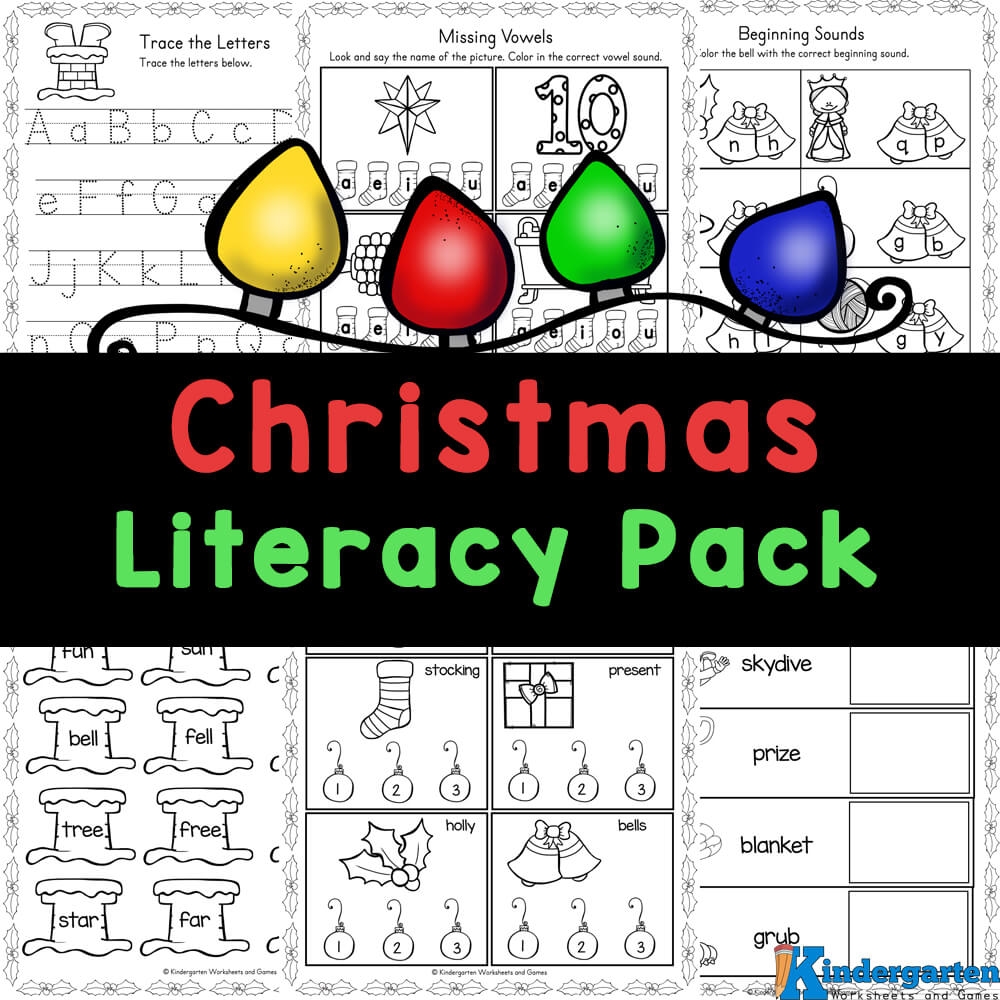 free printable christmas worksheets for kindergarten