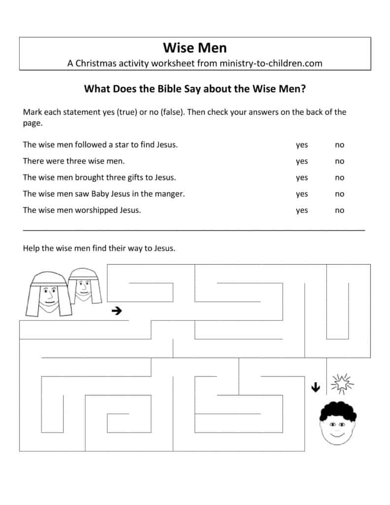 christmas activities printable worksheets