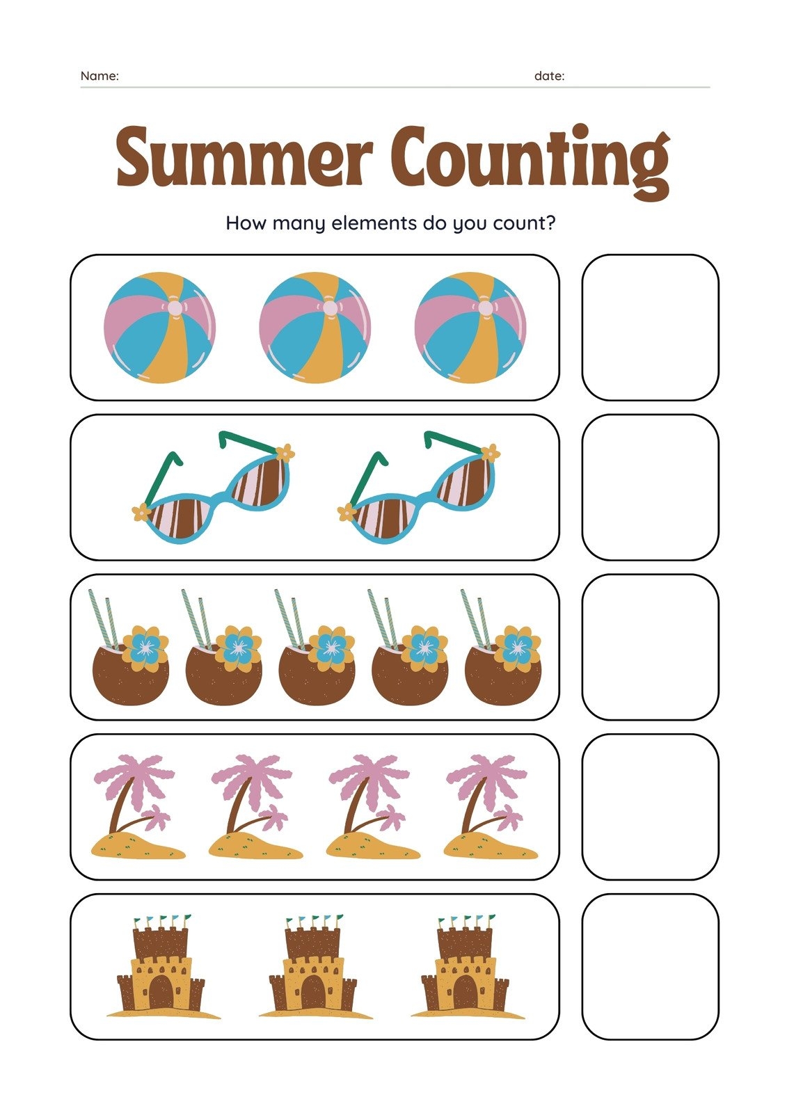 free preschool worksheet printables