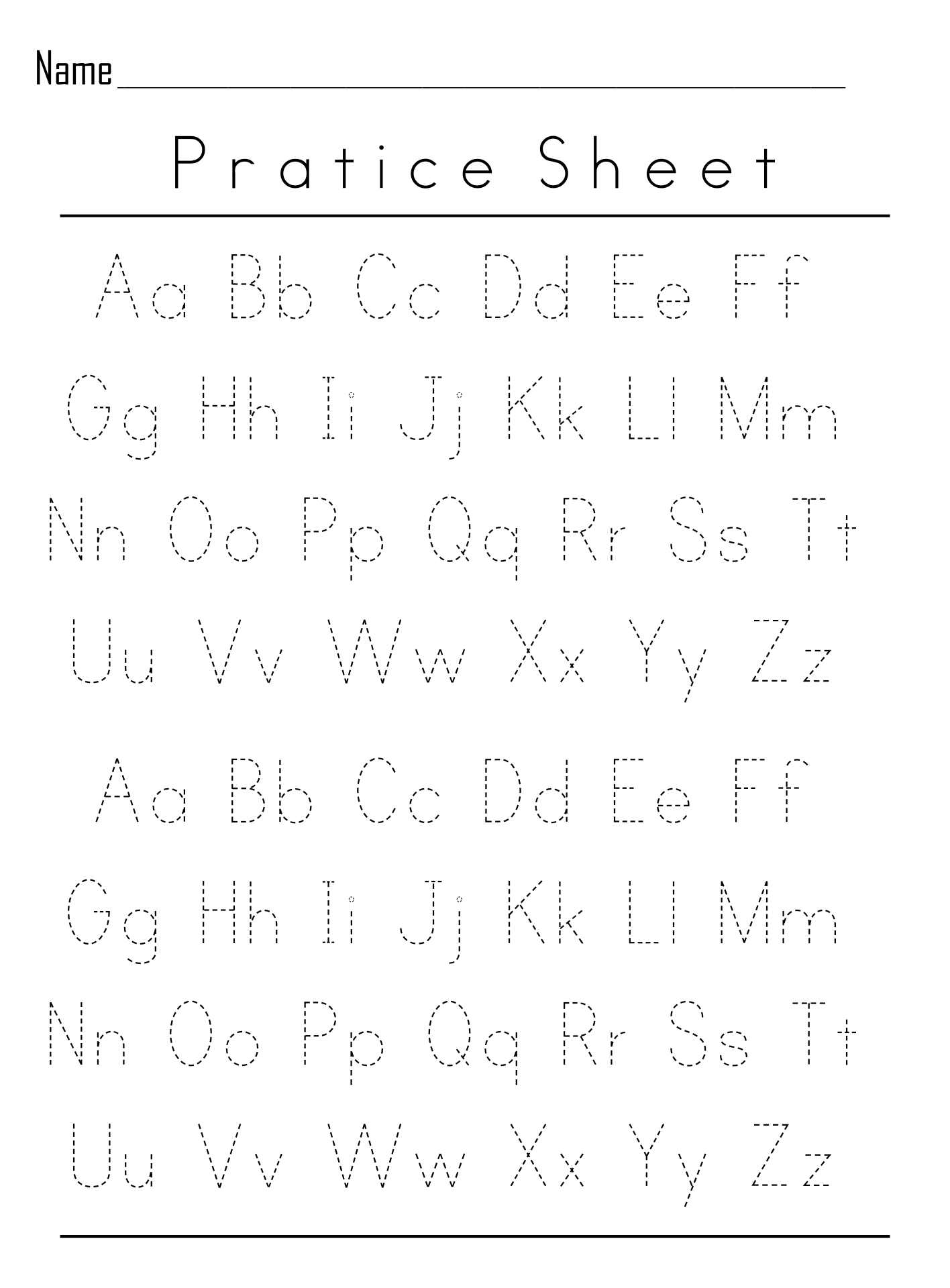 handwriting worksheets for kindergarten free printable