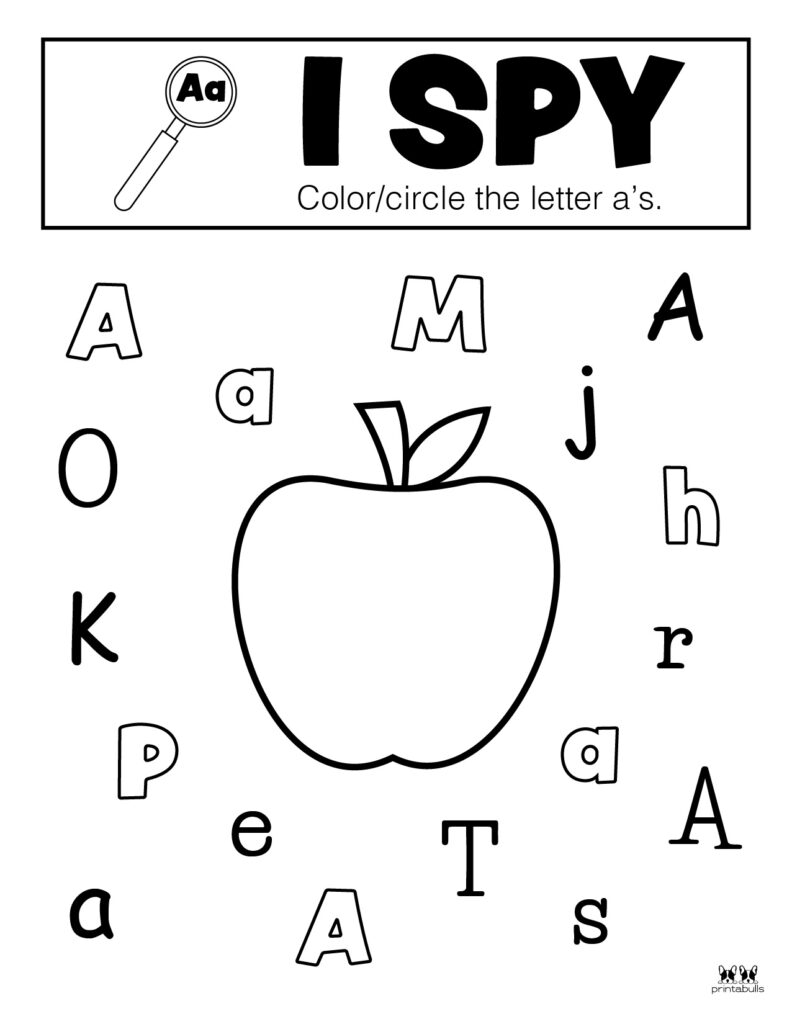 letter a printable worksheet