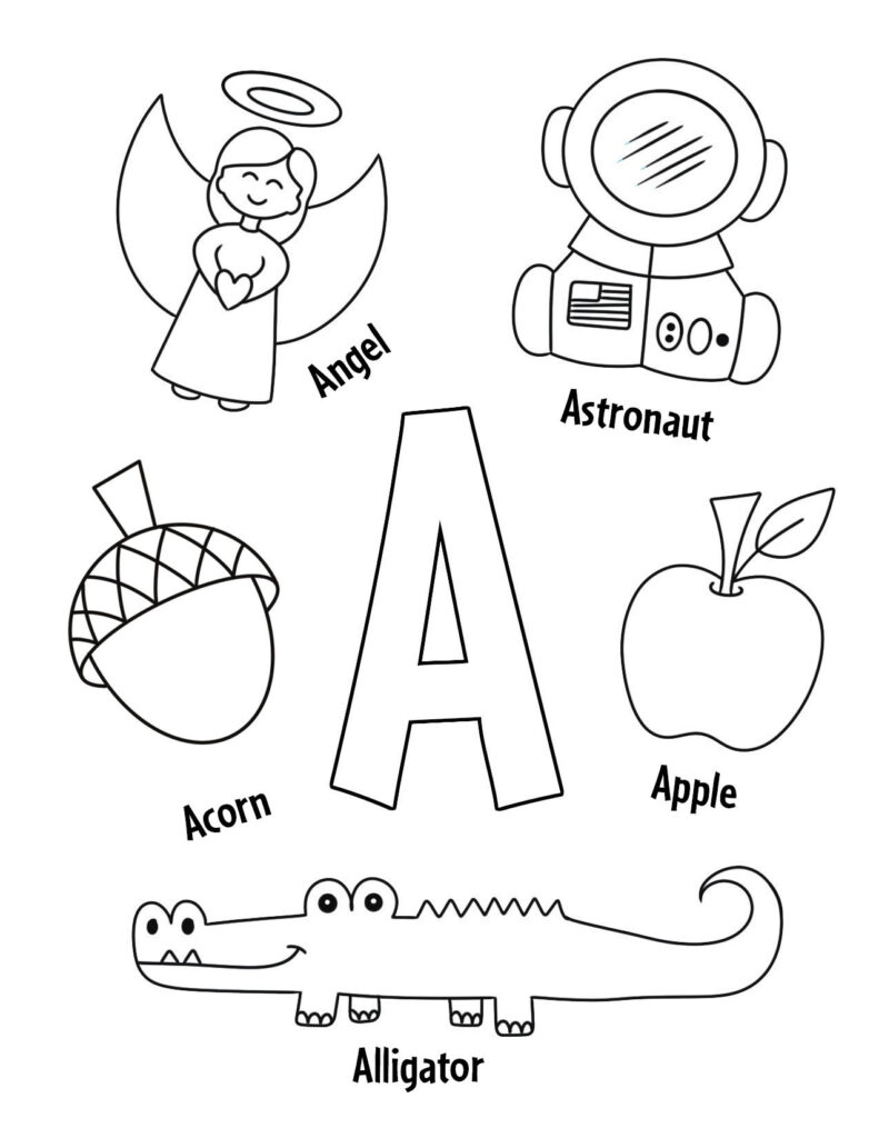 free printable letter a worksheets