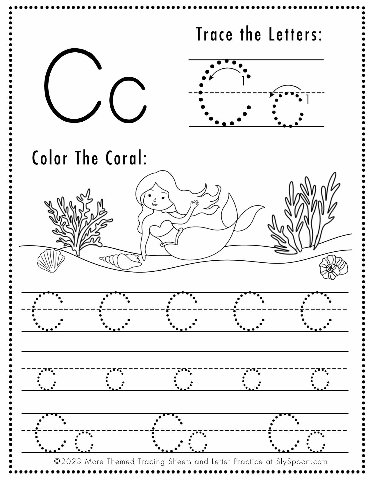 free printable letter c worksheets for preschool