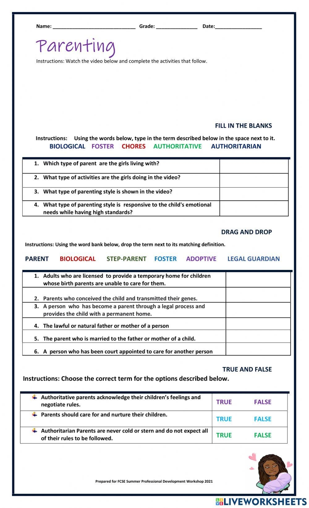 Free Parenting Worksheets How To Boost Your Positive Parenting Worksheets Library