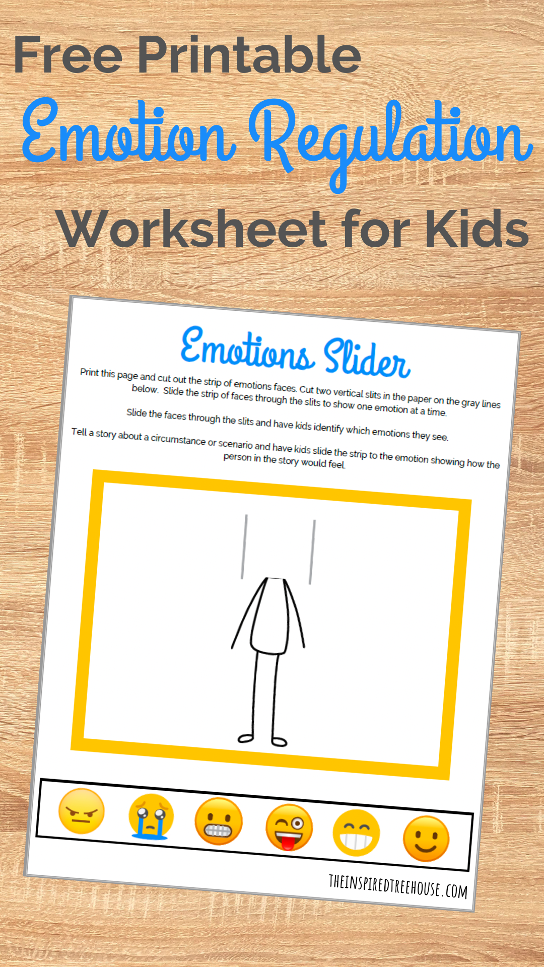free printable emotional regulation worksheets