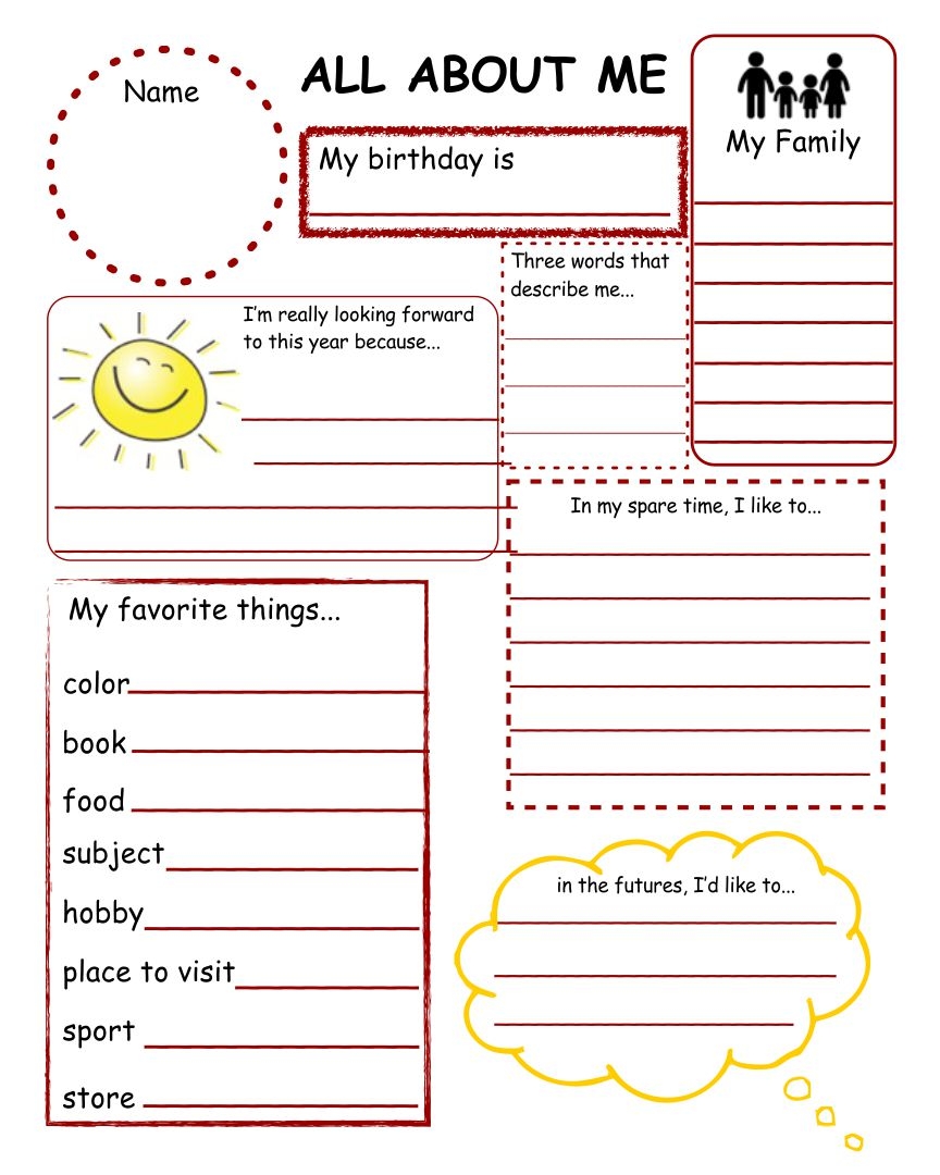 free printable get to know you worksheets