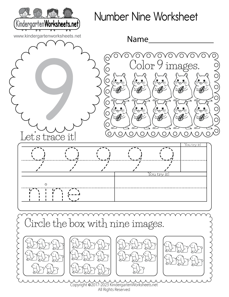 number worksheets printable free