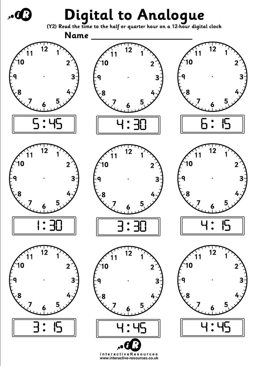 Free Printable Telling Time Worksheets Paper Trail Design Worksheets Library