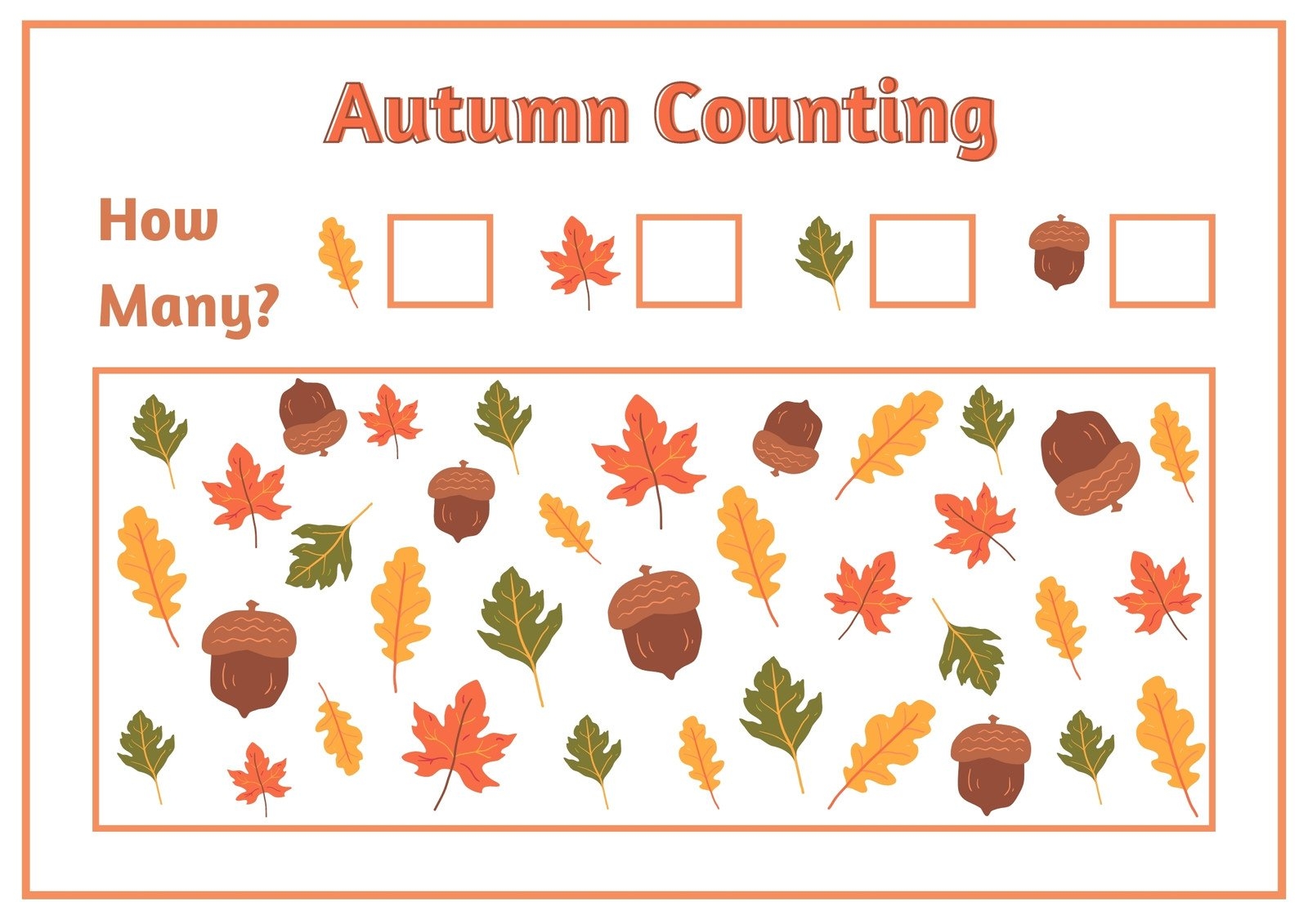free printable autumn worksheets
