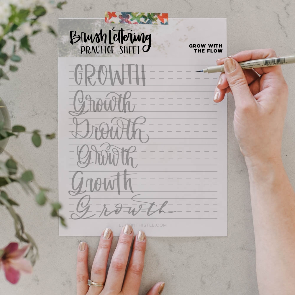 lettering worksheets printable