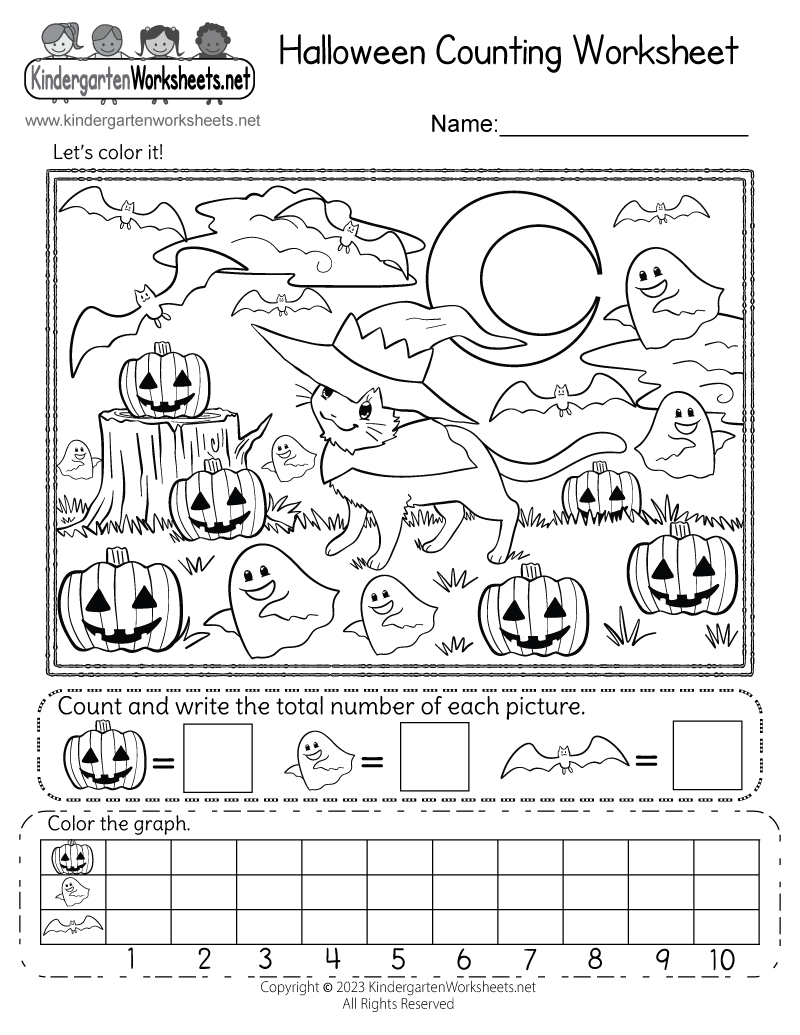 halloween printable worksheets