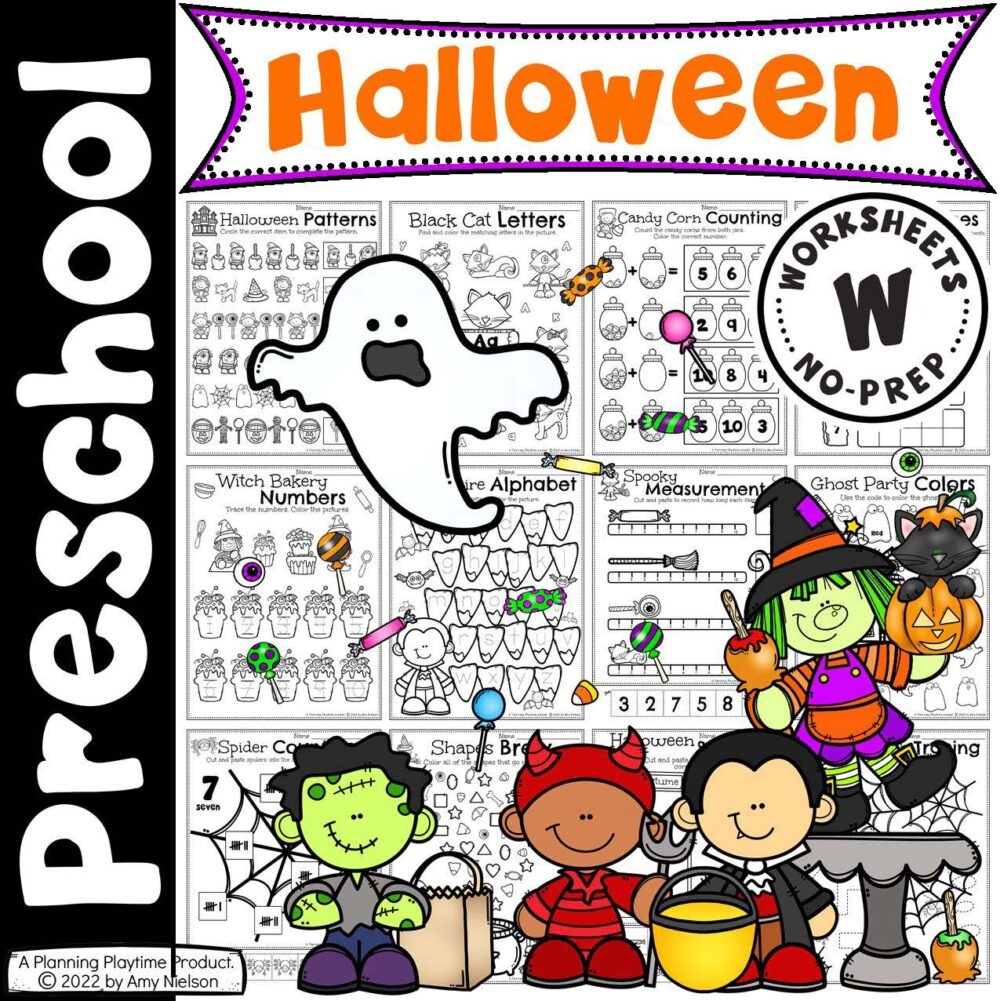 free halloween printable worksheets