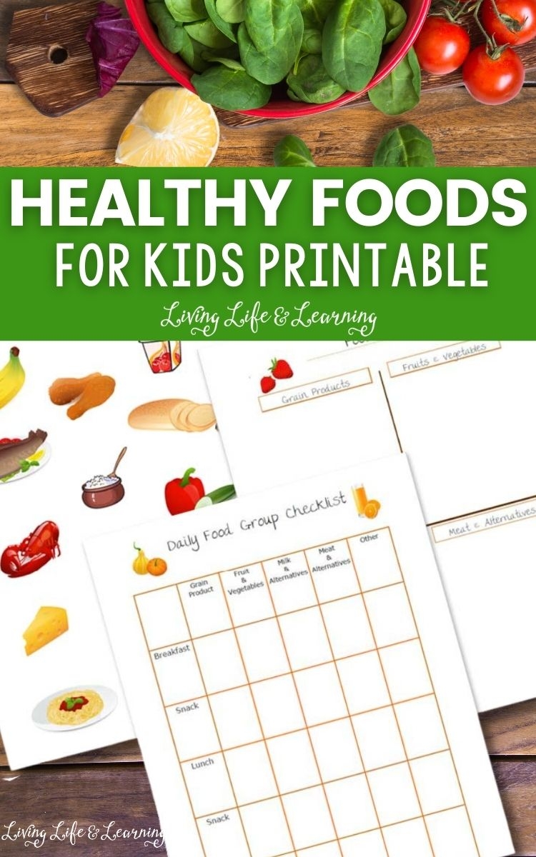 Healthy Foods For Kids Printable