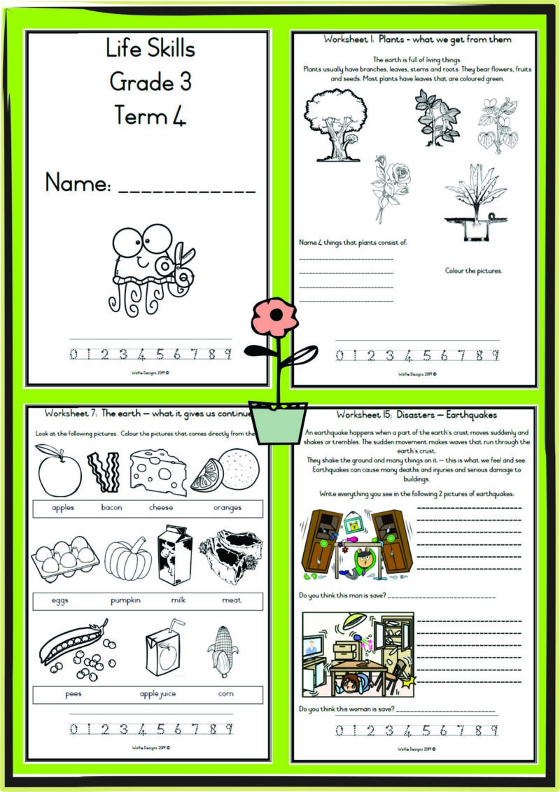 free printable life skills math worksheets