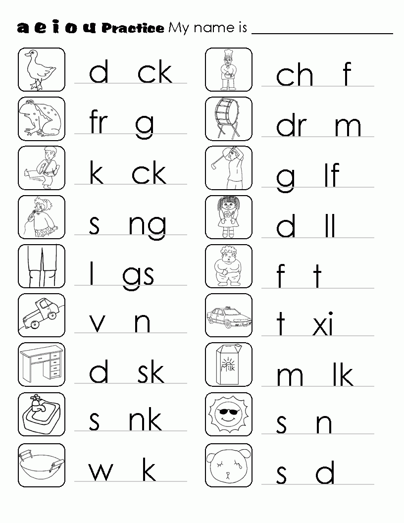 a e i o u vowels worksheets free printable