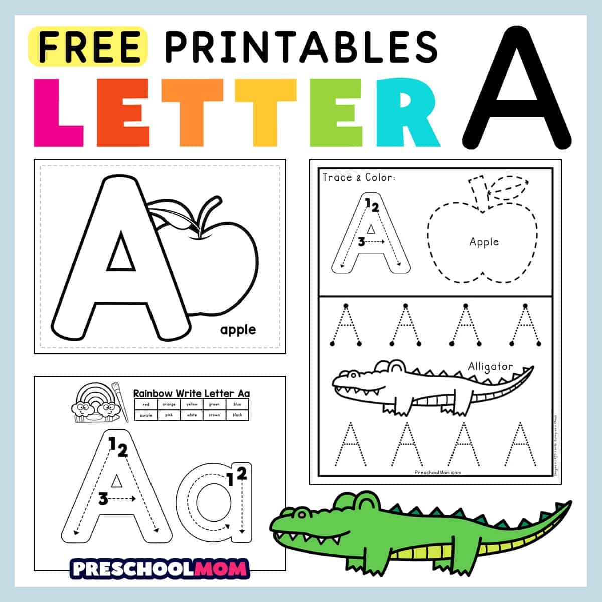kindergarten worksheets free printables alphabets