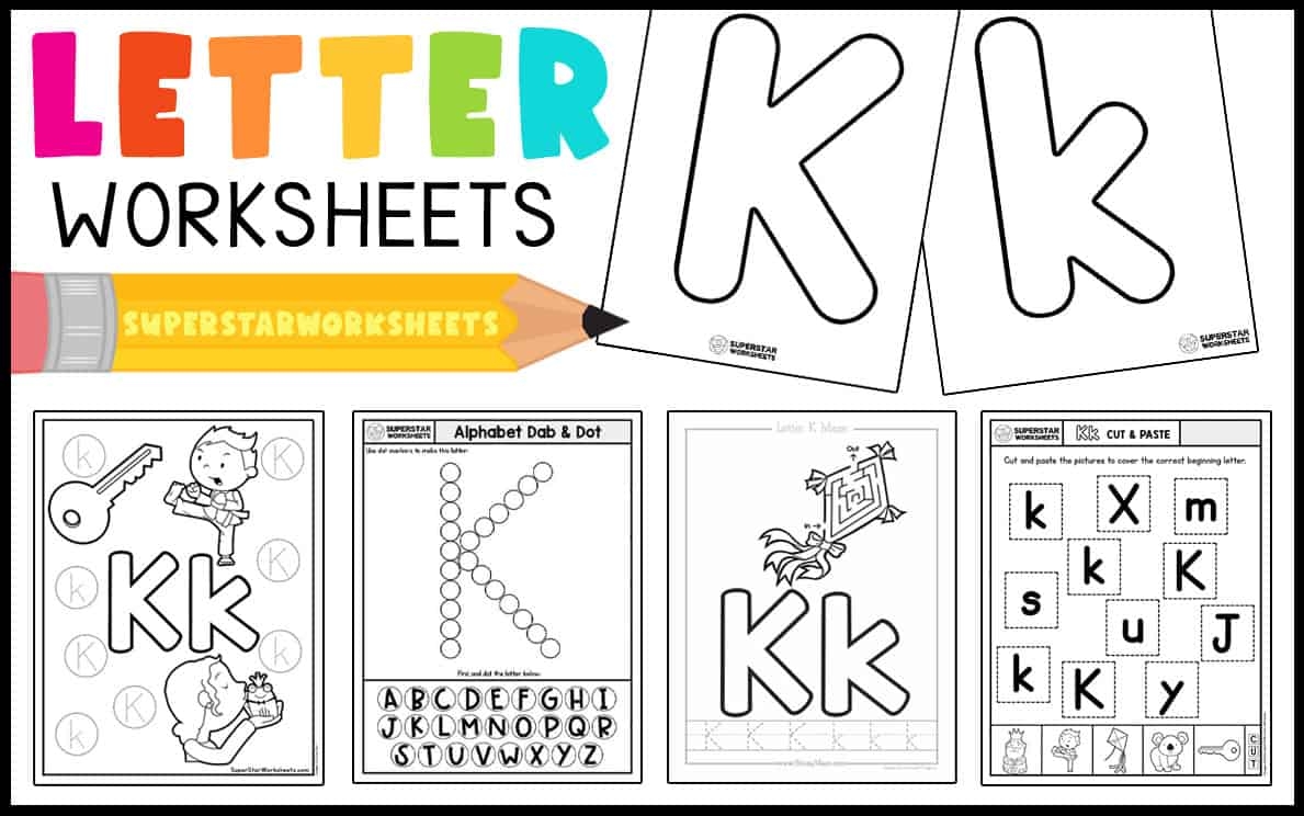 letter k printable worksheets