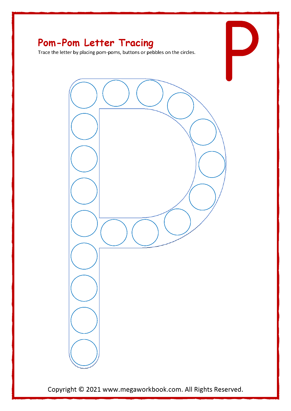 letter p printable worksheets