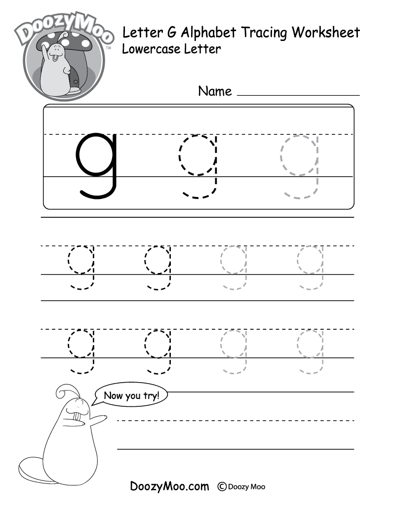 letter g printable worksheets
