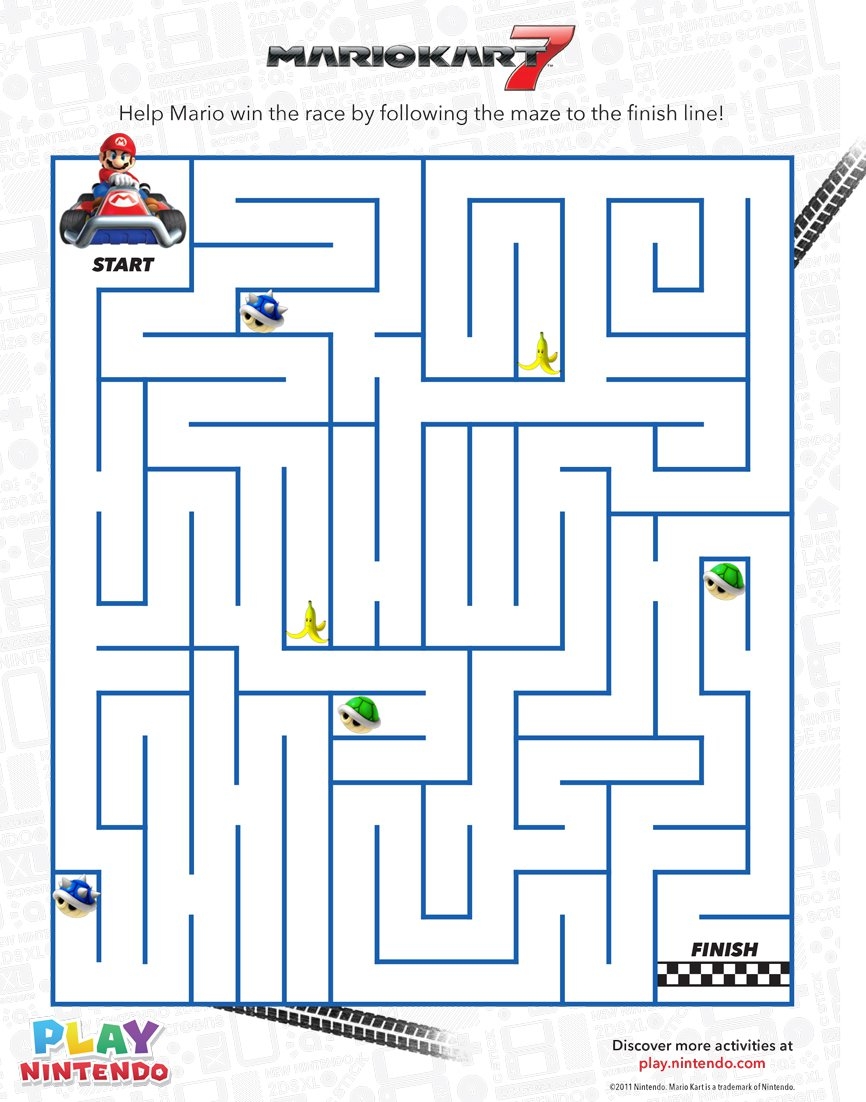maze worksheet printable