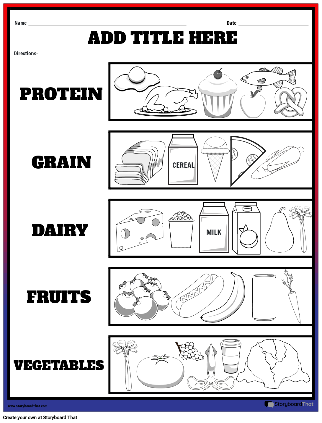 free printable nutrition worksheets for adults