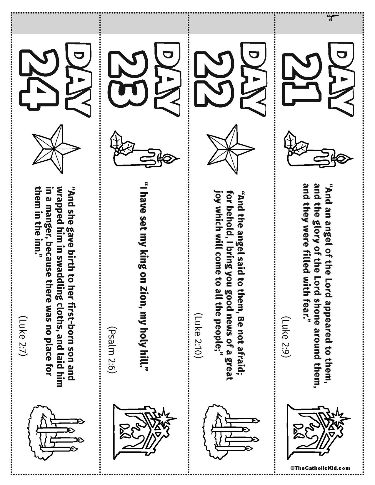 Printable Paper Advent Chain TheCatholicKid